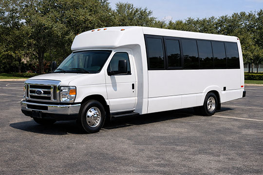 18-passenger minibus available for charter in Imperial, CA