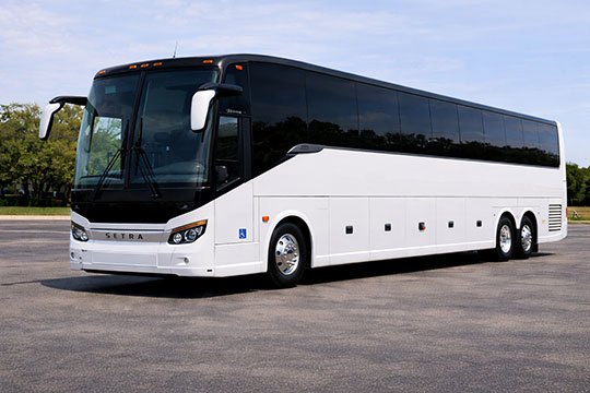 56-passenger charter bus rental Imperial TX